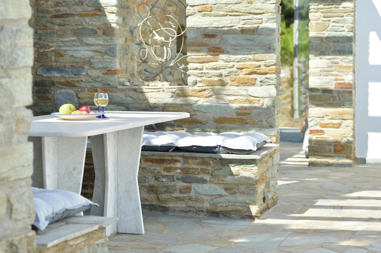 Andros Homes Sea Side Apartment & Studio กาวริยอน ภายนอก รูปภาพ